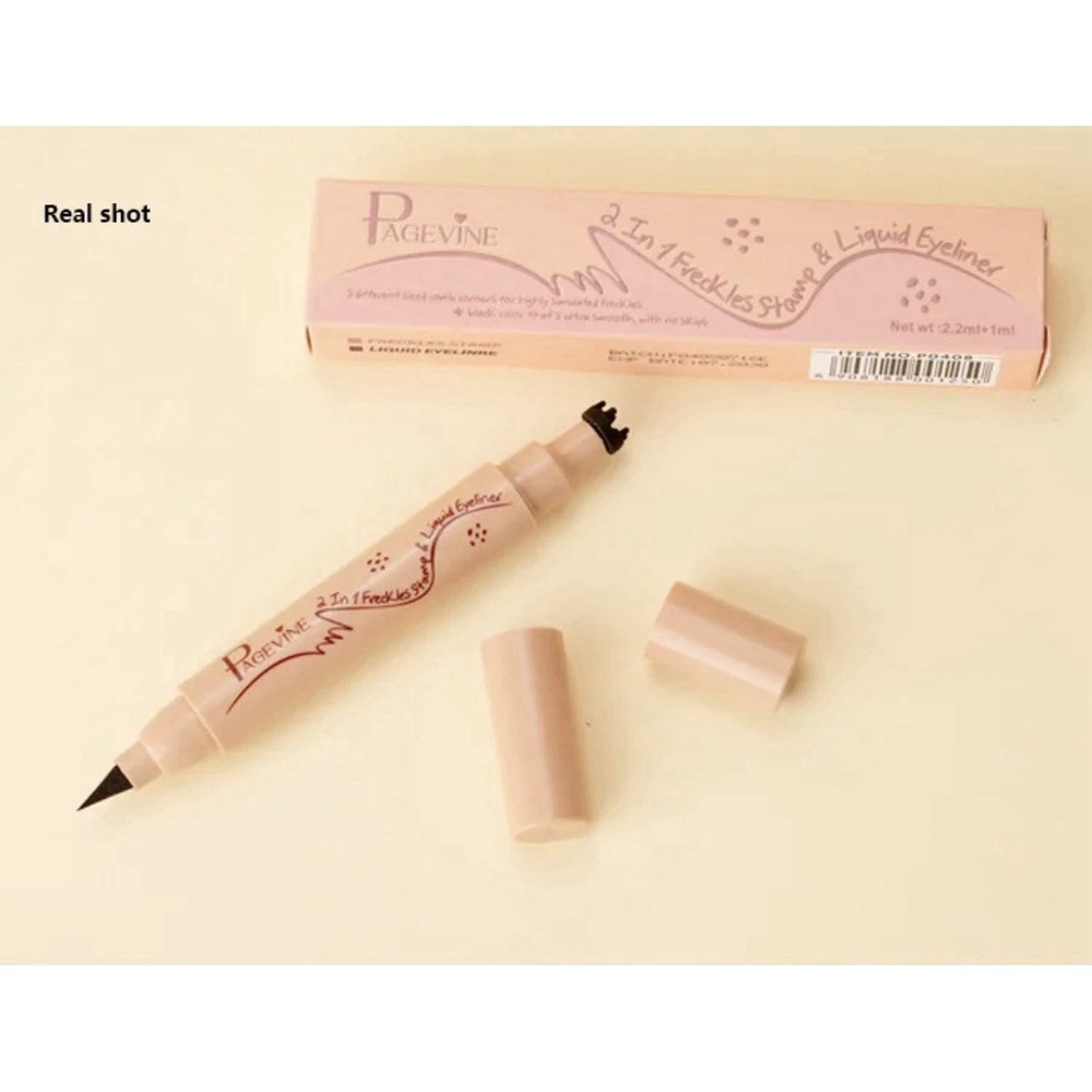 Pagevine Freckles Stamp & Liquid Eyeliner  Pack Of 2. NIB